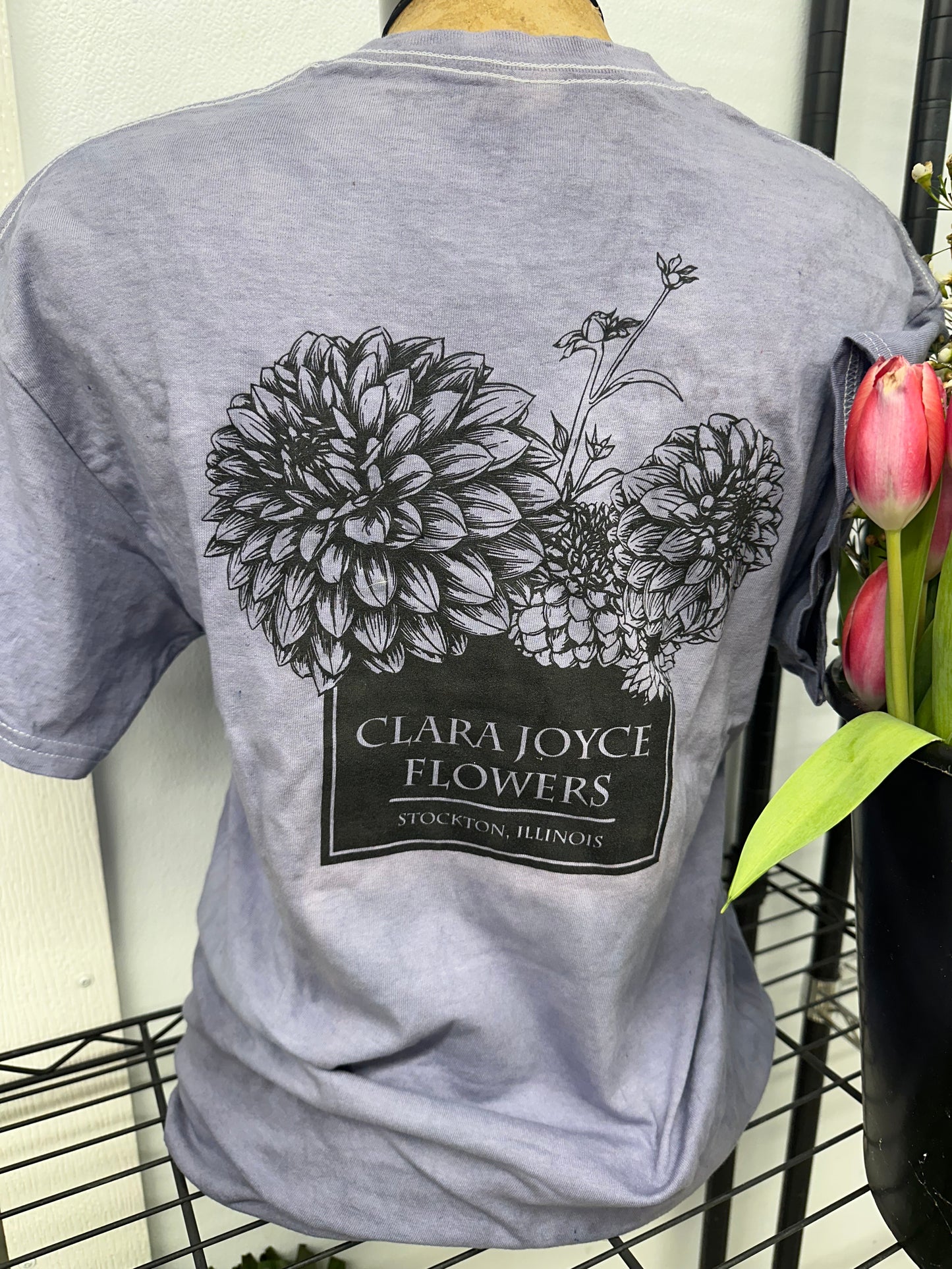 CJF Tee Short Sleeve- Lilac/Purple Tie Dye