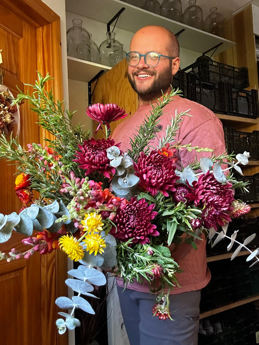 Gardens Bounty Centerpiece- Small- Studio Pickup