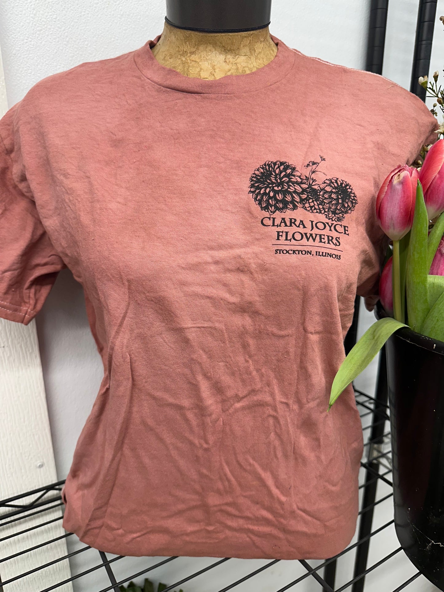 CJF Tee Short Sleeve- Pink/Mauve Tie Dye