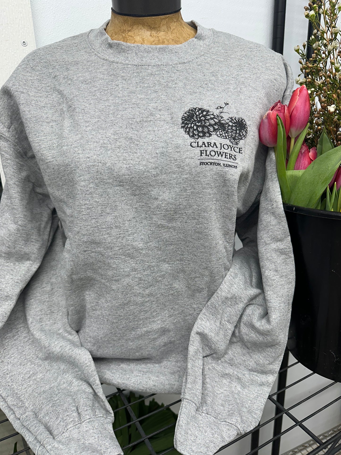 CJF Crewneck Sweater-  Gray